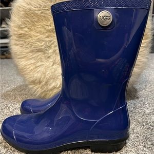 UGG Sienna Rain Boot Blue size 9